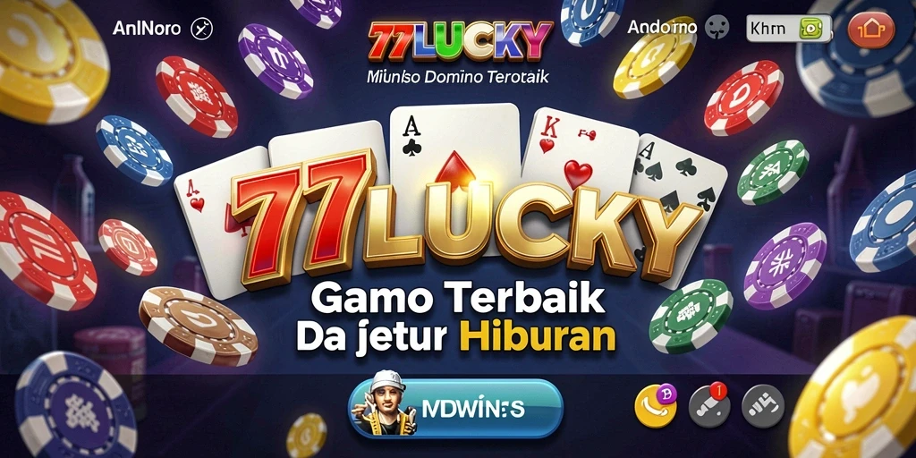 Tampilan gameplay domino yang seru dan menarik di 777LUCKY.