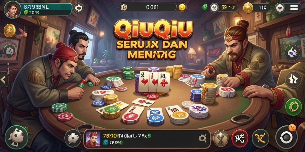 Gameplay QiuQiu yang seru dan interaktif di 789BNL.