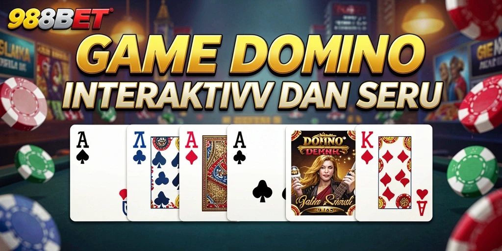 Screenshot gameplay 988BET yang menampilkan pengalaman bermain domino yang menyenangkan.