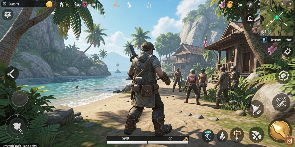 Tampilan gameplay 99RP yang memukau di dunia Open World.