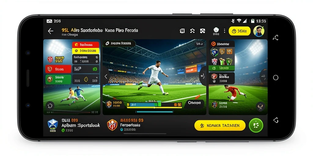 Screenshot 9SL menampilkan antarmuka taruhan olahraga yang menarik dan interaktif.
