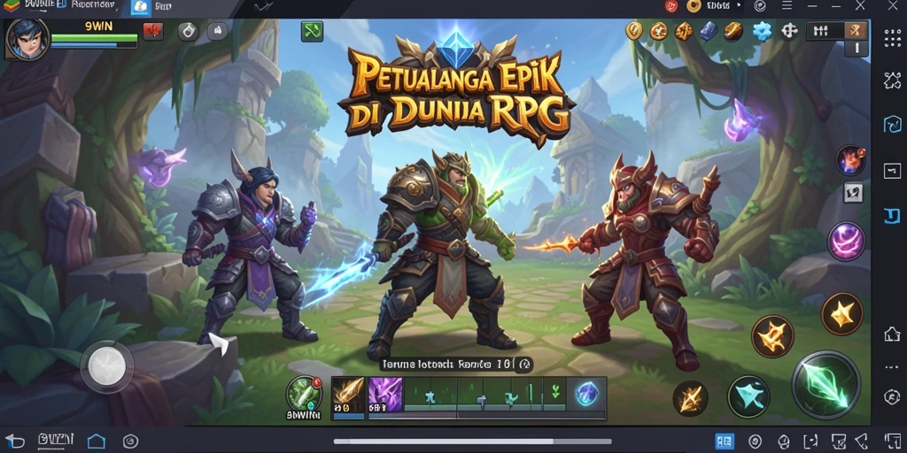 Gameplay RPG yang seru dan imersif dalam 9WIN.