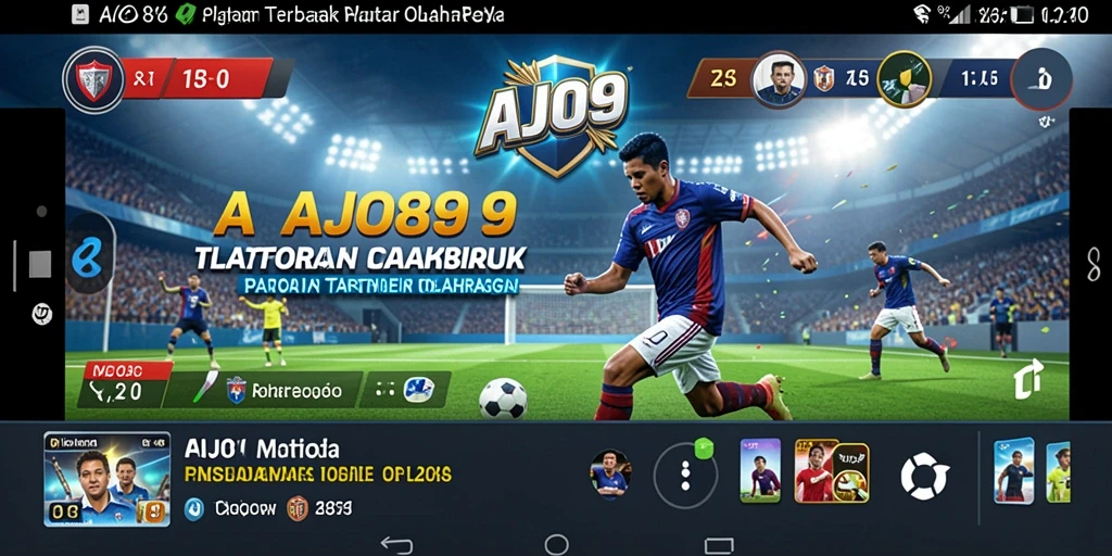 Tampilan menarik dari gameplay taruhan olahraga AJO89.