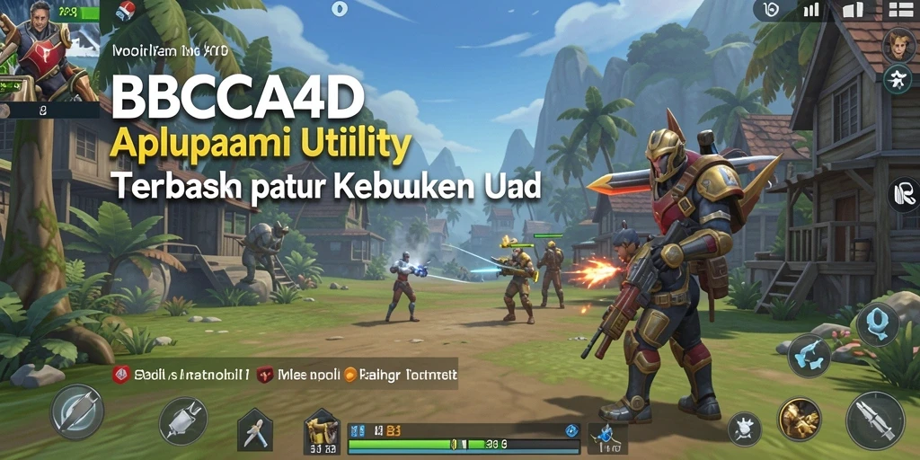 Screenshot utama BBCA4D menampilkan antarmuka aplikasi Utility yang menarik dan fungsional.