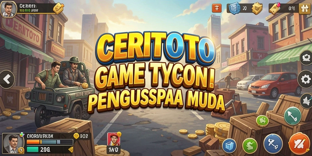 Screenshot CERITOTO menampilkan keseruan gameplay Tycoon.