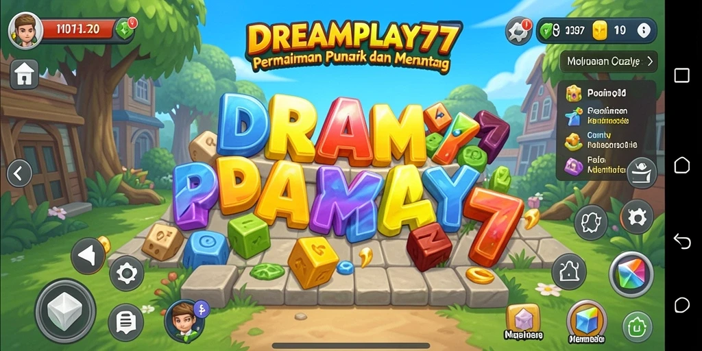 Tampilan gameplay <strong>DREAMPLAY77</strong> yang menarik dengan variasi teka-teki yang seru.