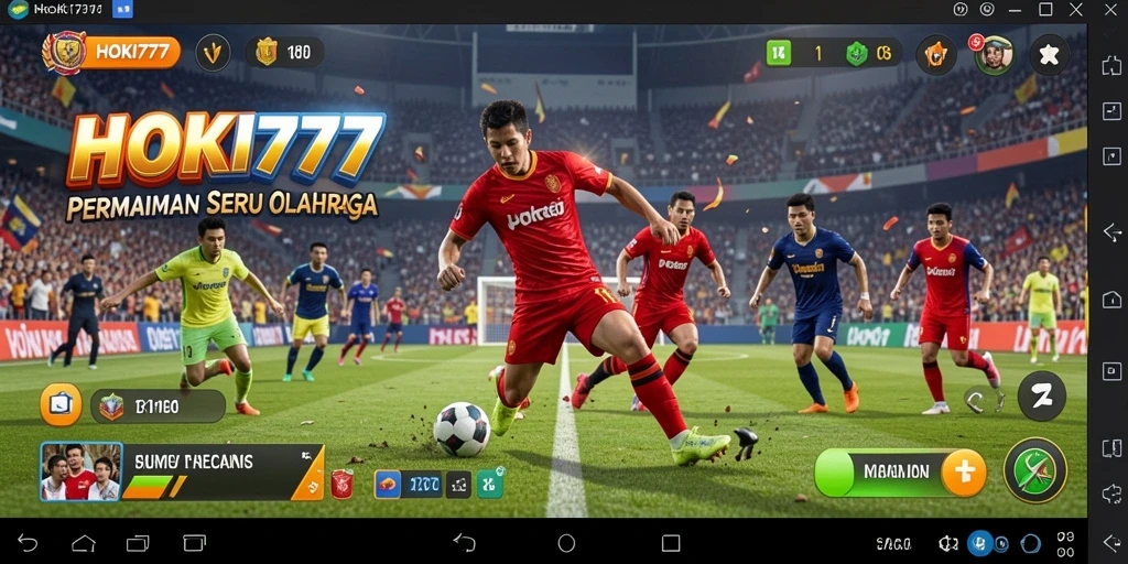 Screenshot gameplay menunjukkan keseruan pertandingan HOKI777.