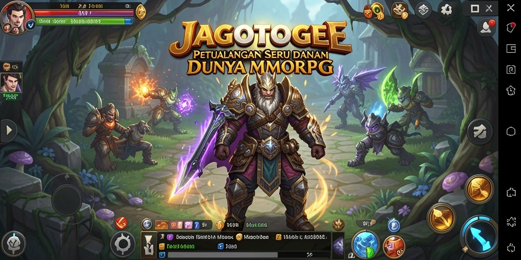 Screenshot gameplay JAGOTOGEL menampilkan petualangan seru dalam dunia MMORPG.