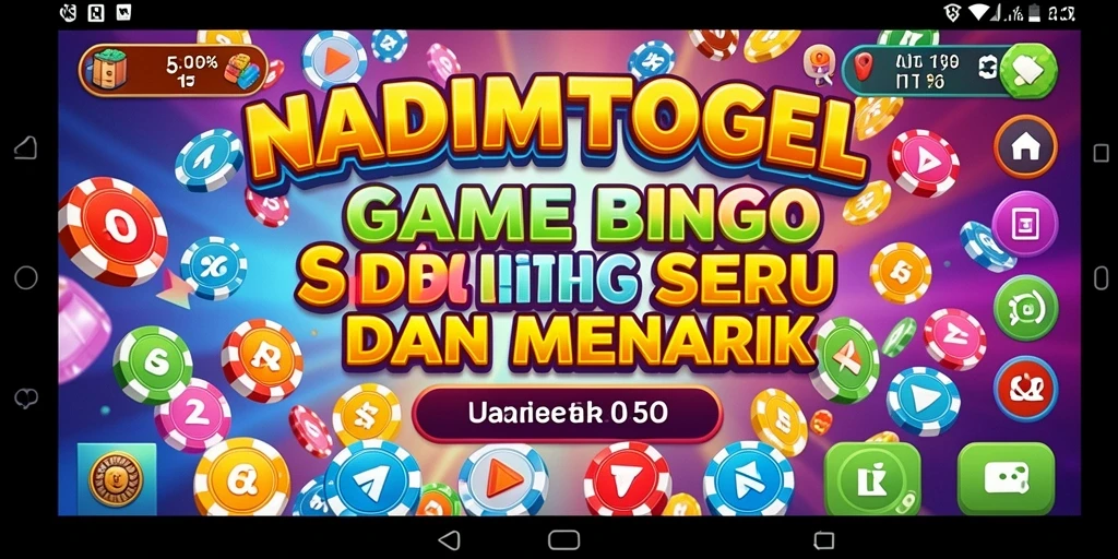 Tampilan gameplay seru dalam NADIMTOGEL Bingo.