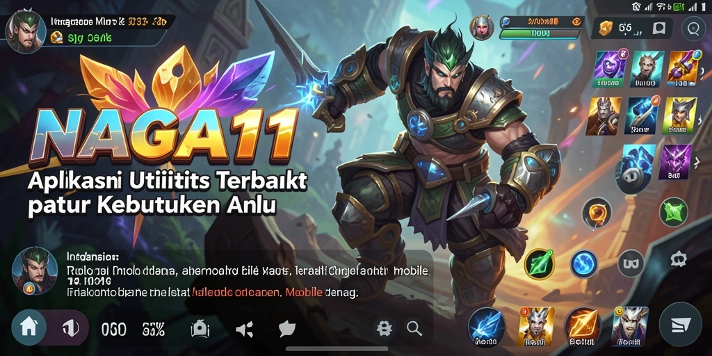 Tampilan antarmuka NAGA11 yang intuitif dan mudah digunakan.